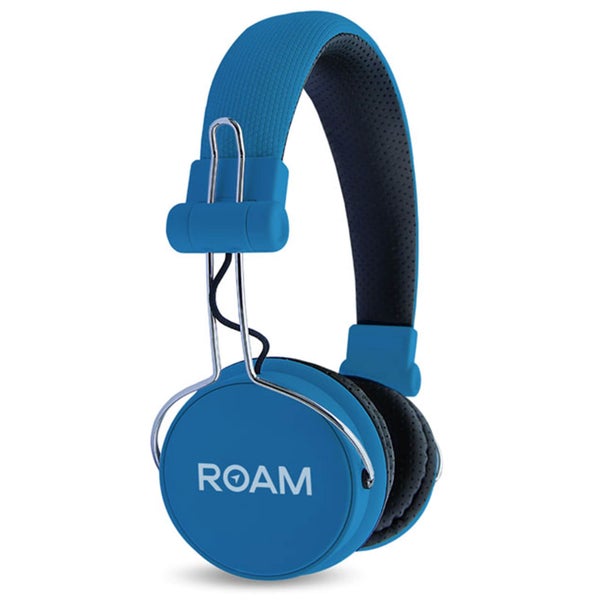 ROAM Journey On Ear Wireless Bluetooth Headphones - Blue