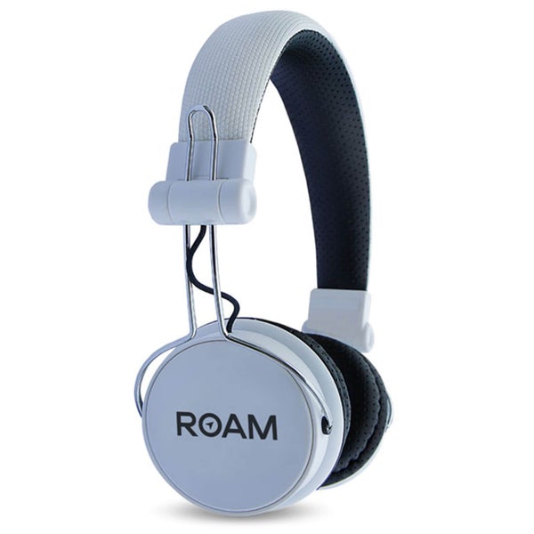 ROAM Journey On Ear Wireless Bluetooth Headphones - White