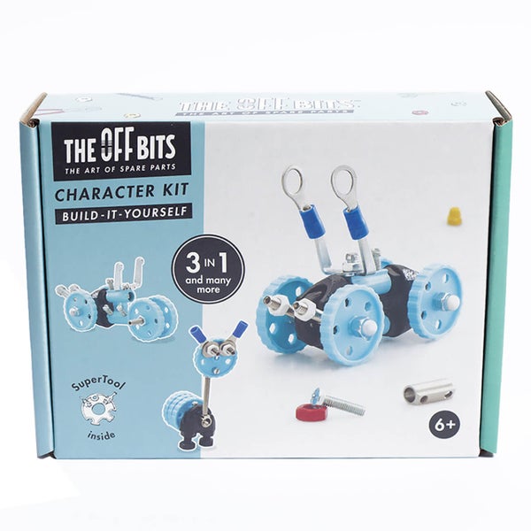 Kit de Construction Robot The Off Bits - Voiture Bleue