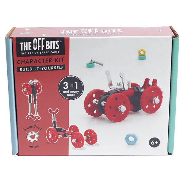 The Off Bits Robot Kit - Red Car