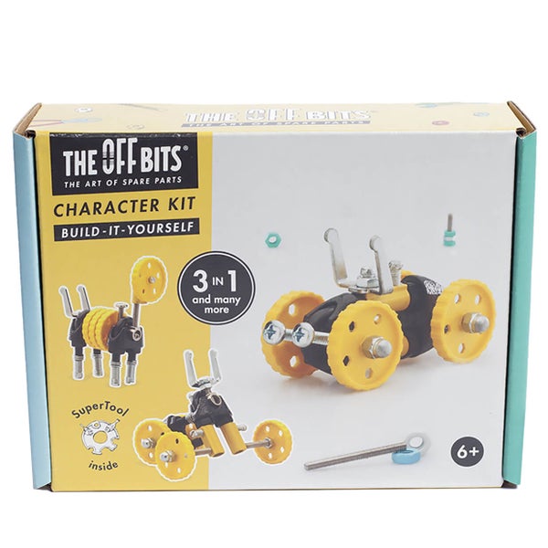 The Off Bits Robot Kit - Yellow Car