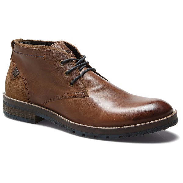 Wrangler Men's Boogie Leather Desert Boots - Rust