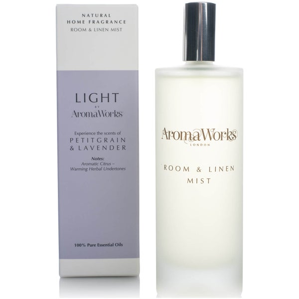 AromaWorks Light Range Room Mist – Petitgrain and Lavender