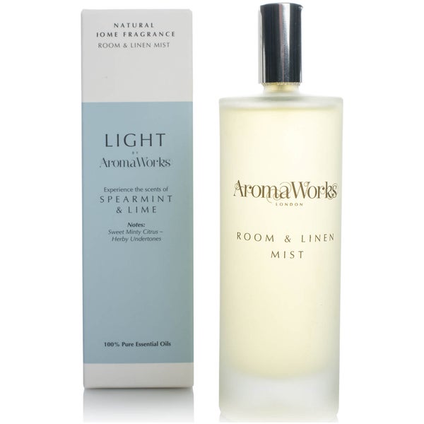 AromaWorks Light Range Room Mist mgiełka zapachowa – Spearmint and Lime