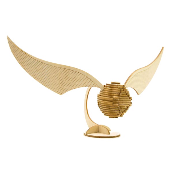 Incredibuilds Harry Potter The Golden Snitch 3D Wooden Model Kit