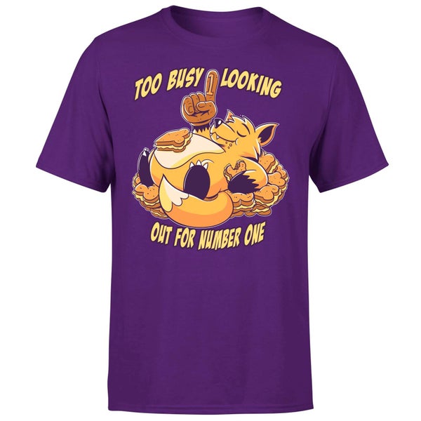 Fox No1 T-Shirt - Purple