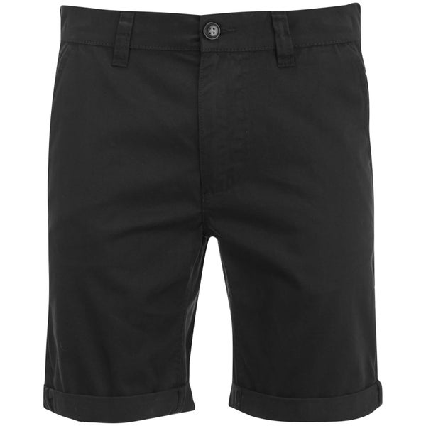 D-Struct Men's Miko Chino Shorts - Black