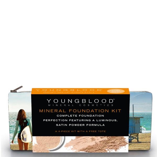 Youngblood Foundation Kit with California Bikini Bag - Loose Honey (Worth $179.75)
