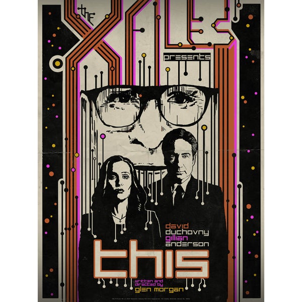 Lithographie X-Files "This" J.J. Lendl (61 cm x 46 cm) Exclusivité Zavvi UK