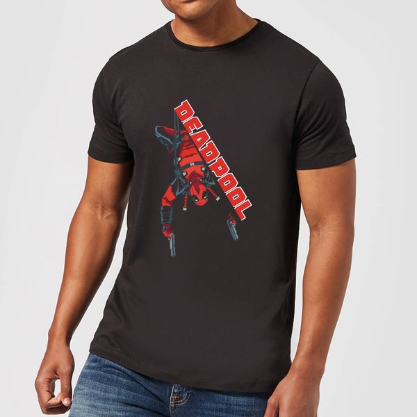 Marvel Deadpool Hang Split T-Shirt - Nero