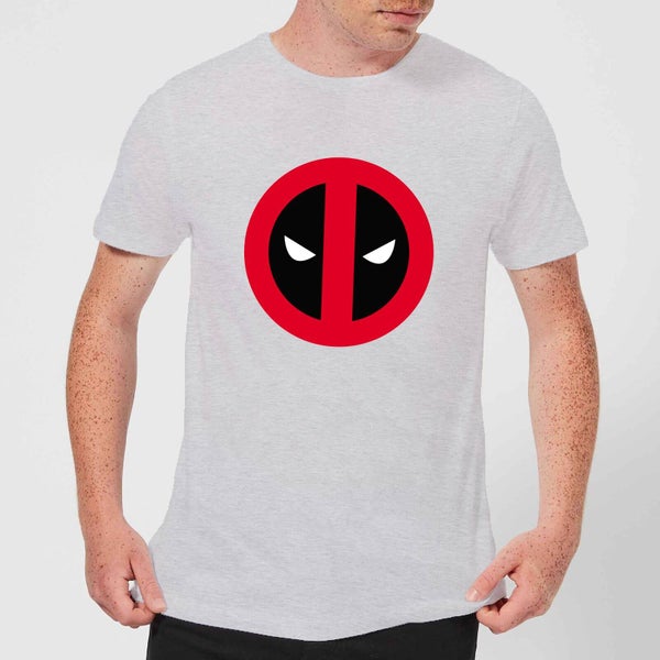 T-Shirt Homme Deadpool (Marvel) Logo Propre - Gris