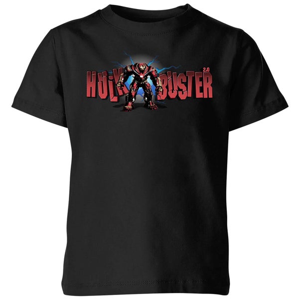 T-Shirt Marvel Avengers Infinity War Hulkbuster 2.0 - Nero - Bambini