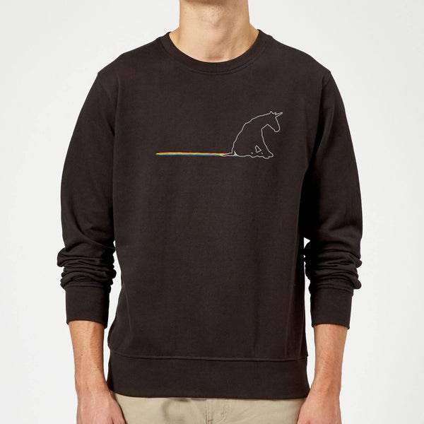 Unicorn Skid Mark Sweatshirt - Black
