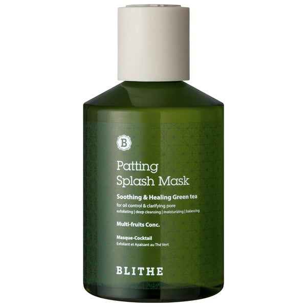 Blithe Soothing and Healing Green Tea Patting Splash Mask -roiskenaamio 200ml