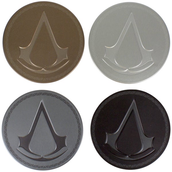 Assassins Creed Metalluntersetzer (4er Set)