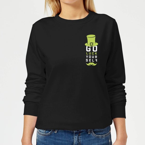 Go Luck Yourself Women's Sweatshirt - Black