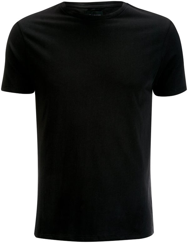 D-Struct Men's Premium Soft Touch Crew Neck T-Shirt - Black