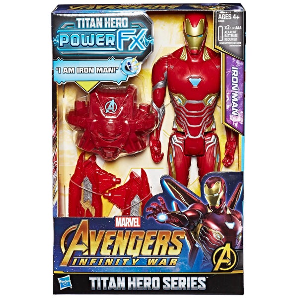 Hasbro Marvel Avengers Infinity War Titan Heroes Power FX Iron Man Action Figure
