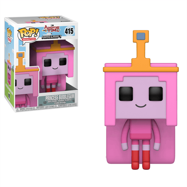 Adventure Time x Minecraft Princess Bubblegum Pop! Vinyl Figure