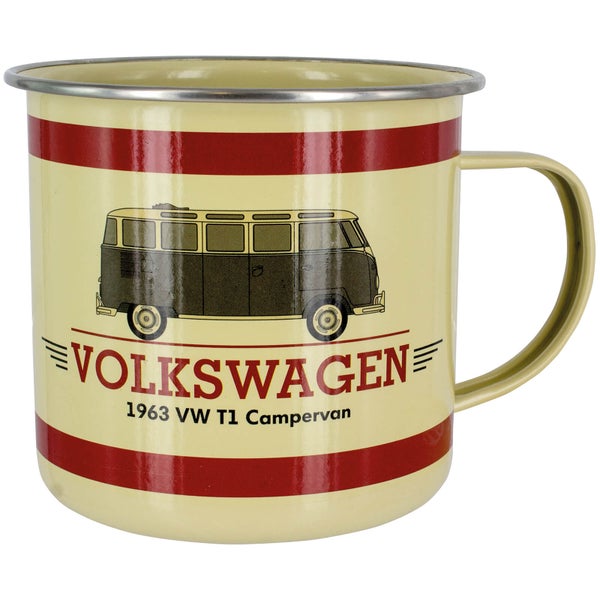 Volkswagen Campervan Enamel Mug