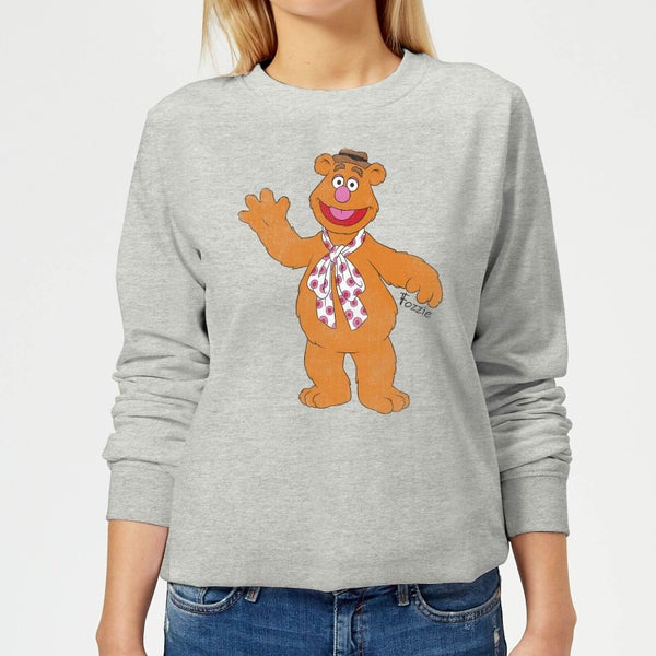 Disney Muppets Fozzie Bear Classic Women's Sweatshirt - Grey