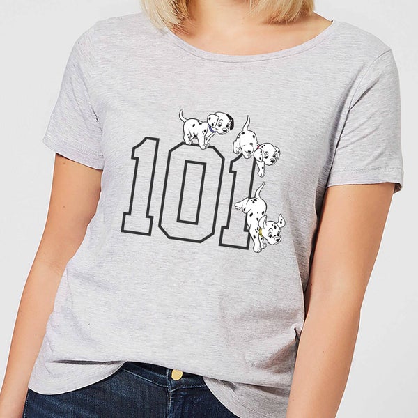 T-Shirt Femme Les 101 Dalmatiens Disney - Gris