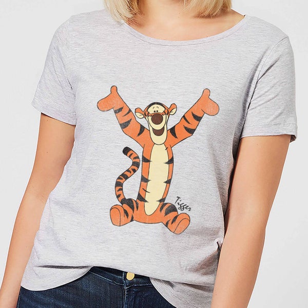 T-Shirt Femme Winnie l'Ourson Tigrou Disney - Gris