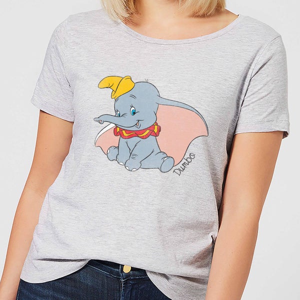 Disney Dumbo Classic Damen T-Shirt - Grau