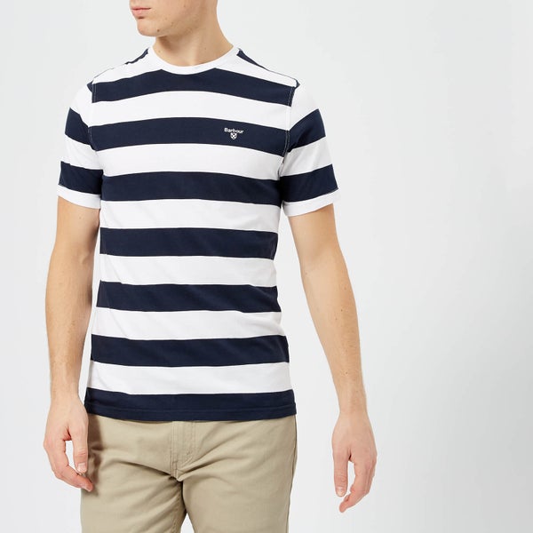 Barbour Men's Bass Stripe T-Shirt - White