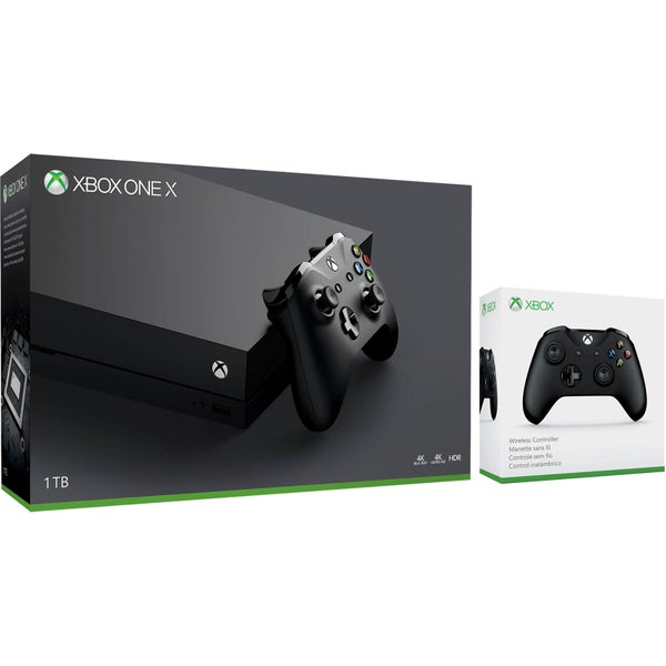 Xbox One X 1TB with additional Xbox One Controller