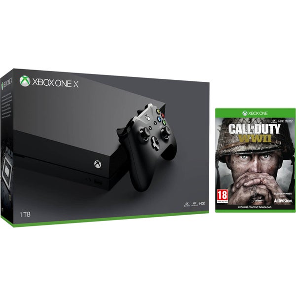 Xbox One X 1TB with Call of Duty: WWII