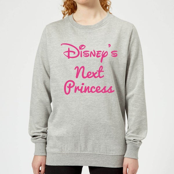 Sweat Femme Prochaine Princesse Disney - Gris