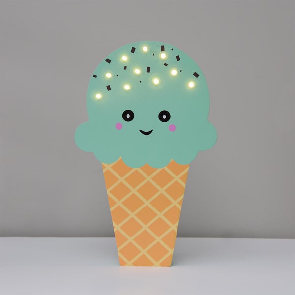 Smiling Faces Up in Lights - Mint Ice Cream