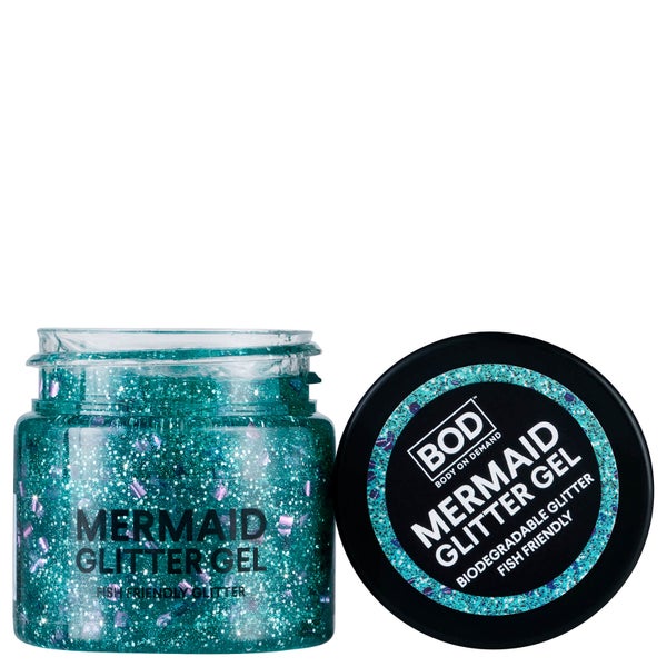 BOD Mermaid Body gel glitter corpo - blu