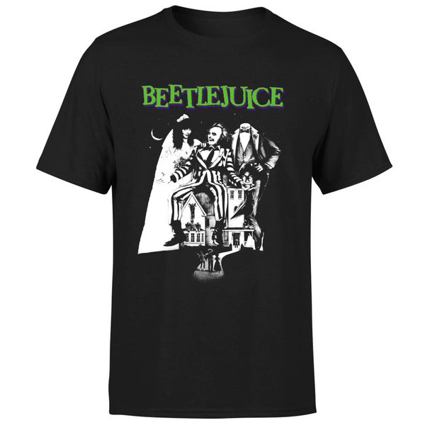 Beetlejuice Mono Poster T-Shirt - Black