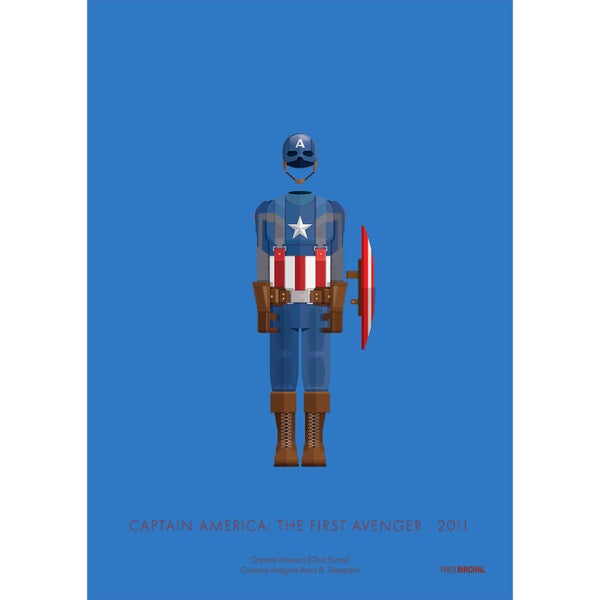 Captain America Print