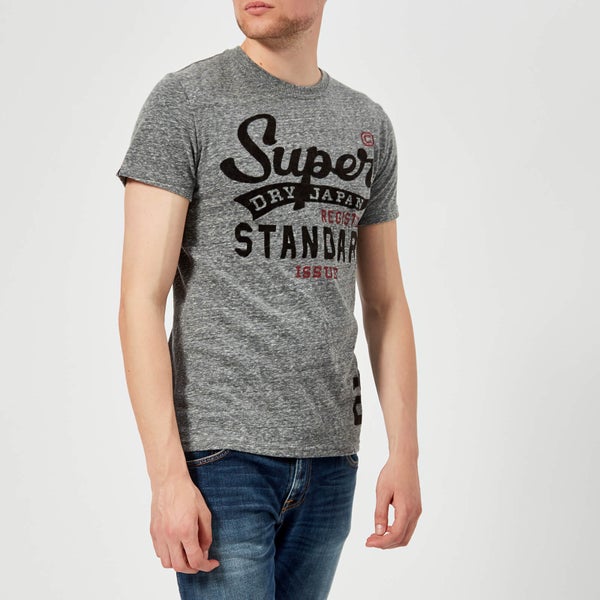 Superdry Men's Standard Issue T-Shirt - Cliff Face/Grey Snowy