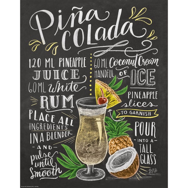 Affiche Imprimée Piña Colada - Lily & Val