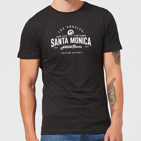 T-Shirt Homme Santa Monica Native Shore - Noir