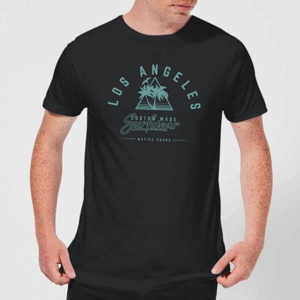 Native Shore Men's Los Angeles Surfwear T-Shirt - Black