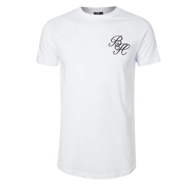 Beck & Hersey Men's Embroidered Classic Logo T-Shirt - White