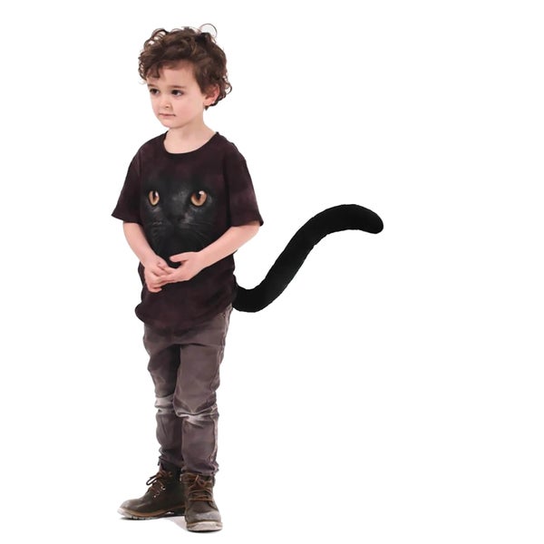 TellTails Wearable Black Cat Tail for Kids