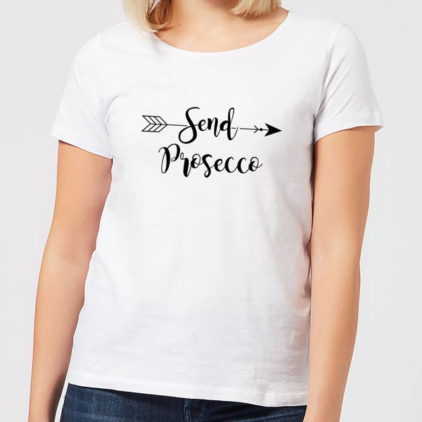 T-Shirt Femme Send Prosecco - Blanc