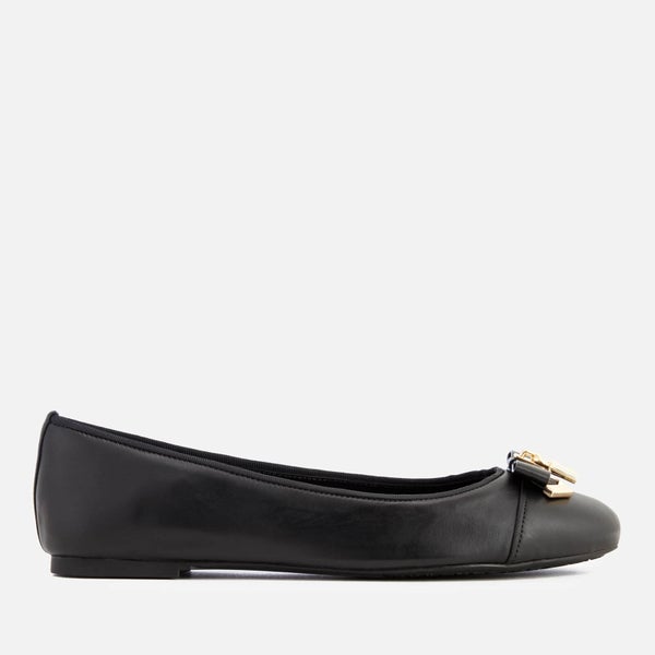 MICHAEL Michael Kors Women's Alice Leather Ballet Flats - Black