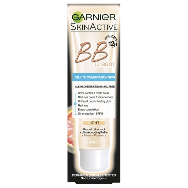 Garnier SkinActive BB Cream for Oily to Combination Skin - Light 40ml