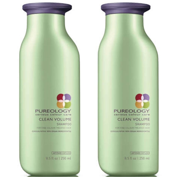 Dúo champú Clean Volume Colour Care de Pureology (250 ml)