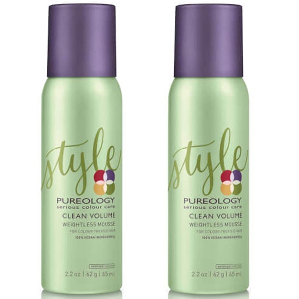 Mousse Clean Volume Weightless Duo da Pureology 238 g