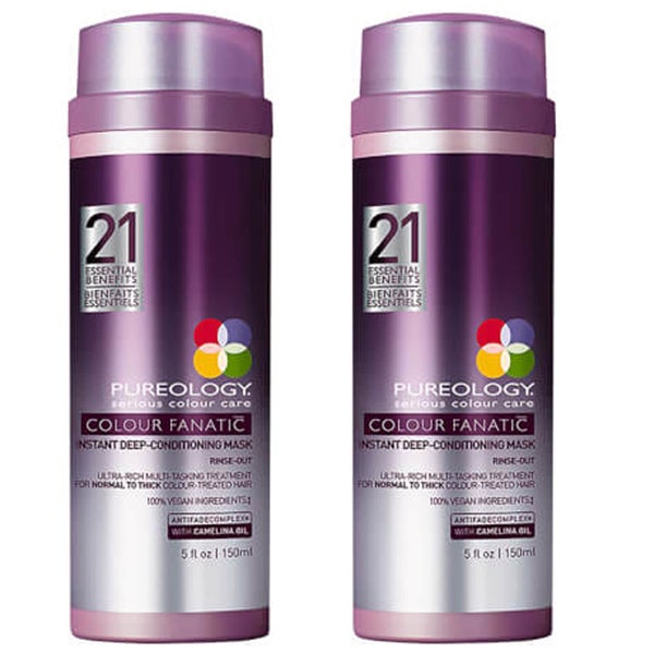 Pureology Colour Fanatic Instant Deep duo di maschere nutrienti per capelli tinti 150 ml