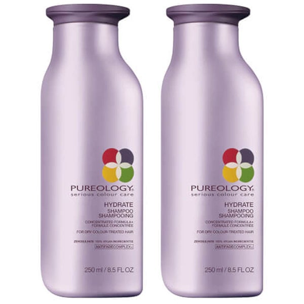 Pureology Hydrate Colour Care Shampoo Duo nawilżający szampon do włosów farbowanych 2 szt. 250 ml