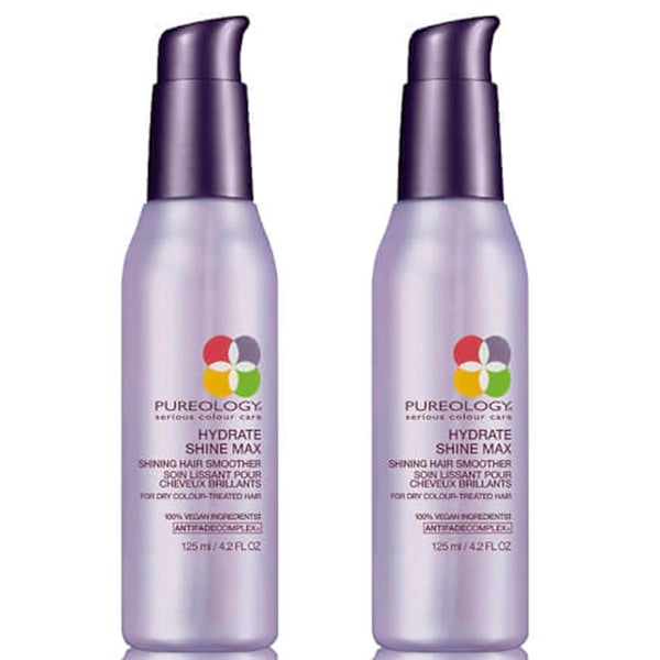 Duo de Sérums Lissants Légers Shine Max Hydrate Pureology 125 ml